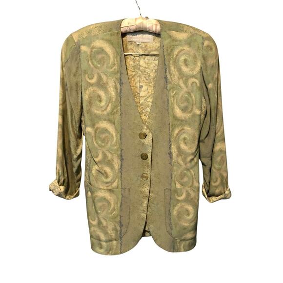 Vintage Platinum Dorothy Schoelen Skirt Set Jacket Top Short Long Skirts 3 pcs S - Picture 1 of 11